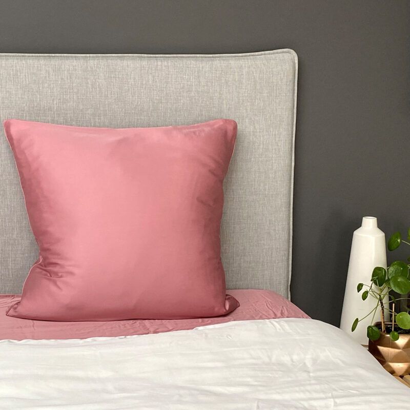 Bambus sengetøj rosa
